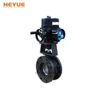 Elektrisch gemotoriseerde dubbele excentrische vlinderklep