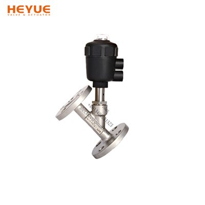 Pneumatische klep met schuine zitting